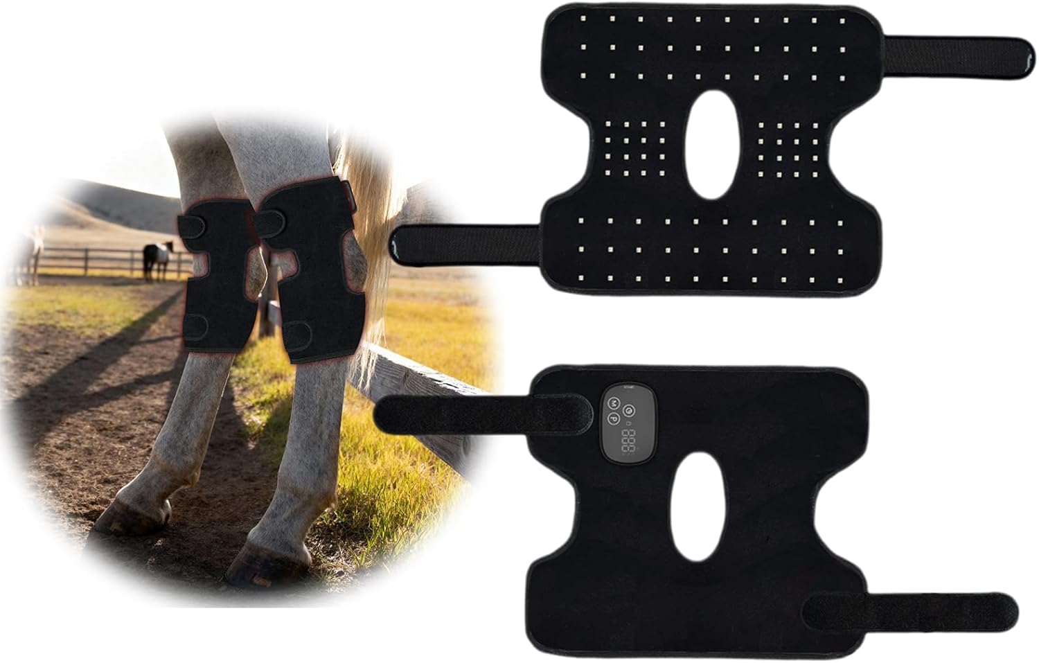 Horse Knee & Joint Deep Therapy Light, 660nm & 850nm Combo LED Light Device, Infrared Light Therapy for Horse Joint, Muscle Repair, Post-Exercise Treatment