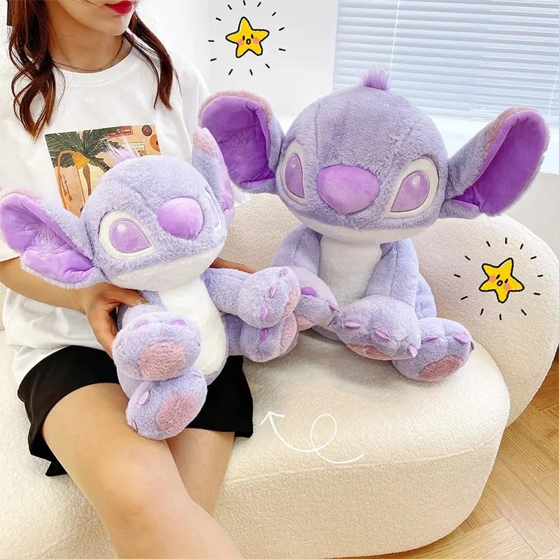 Image of 30cm Stitch Soft Toy for Kids Cuddly Purple Koala Plush with Floppy Ears Small Size Huggable Plushie Toys Cute Stuffed Animal Birthday Gift for Boys Girls Baby Toddlers