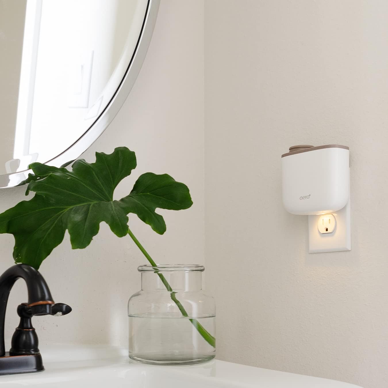 Aera Mini Home Fragrance Diffuser Plug in - Smart Home App Controlled, Compatible with Alexa - Hypoallergenic Scent Technology, Safe for Your Family and Pets - Mini Scent Capsules Sold Separately : Health & Household