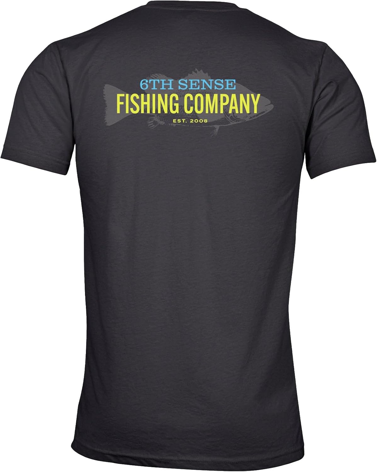 6th Sense Premium Tee – Fishing Co. Series – Athletic Fit T-Shirt – Ultra-Soft Cotton-Poly Blend – Fishing Lifestyle Shirt