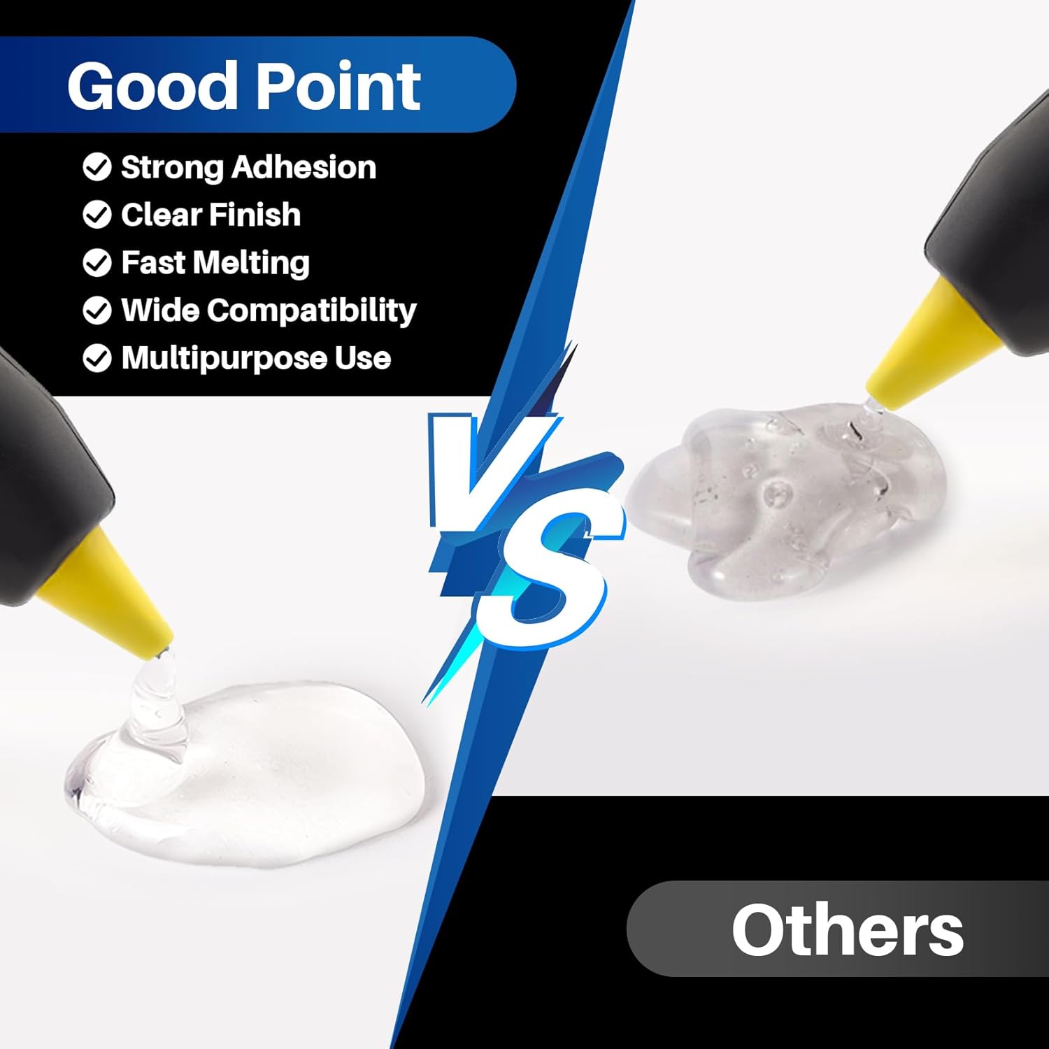50PCS Mini Hot Glue Sticks - Mini Glue Gun Sticks,4" Long x 0.27" Diameter,Clear Small for Fabric,Wood,Paper,Metal,Plastic,Compatible with Most All-Purpose for Crafting