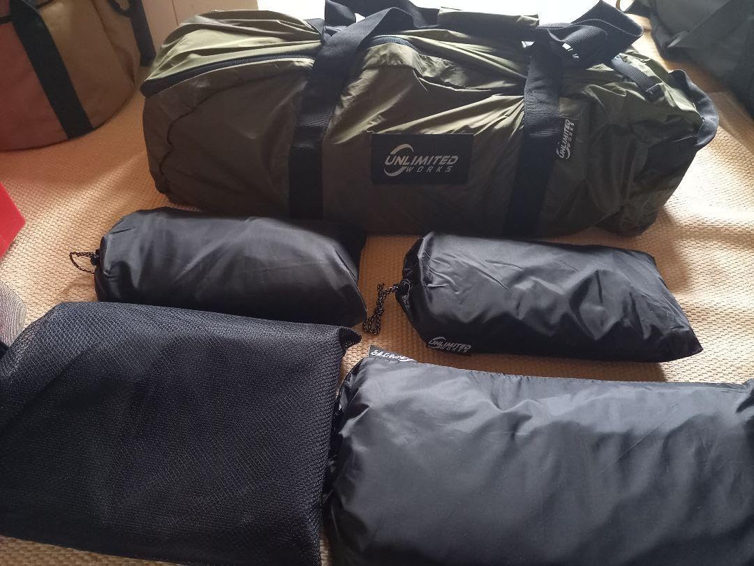 ドキキャンプG2000メッシュドア2・TPUドア・グランドシート dokicamp