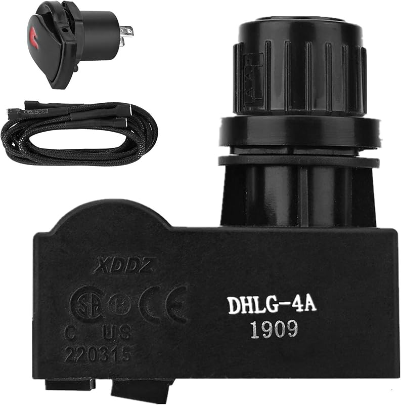 G511-0055-W1 4 Outlet Igniter Kit for Char-Broil Performance 4 Burner Grill | Fits Commercial/Signature series & Kenmore grills,4-spark electric ignitor for Charbroil 463270913 and More,Switch/Off Button