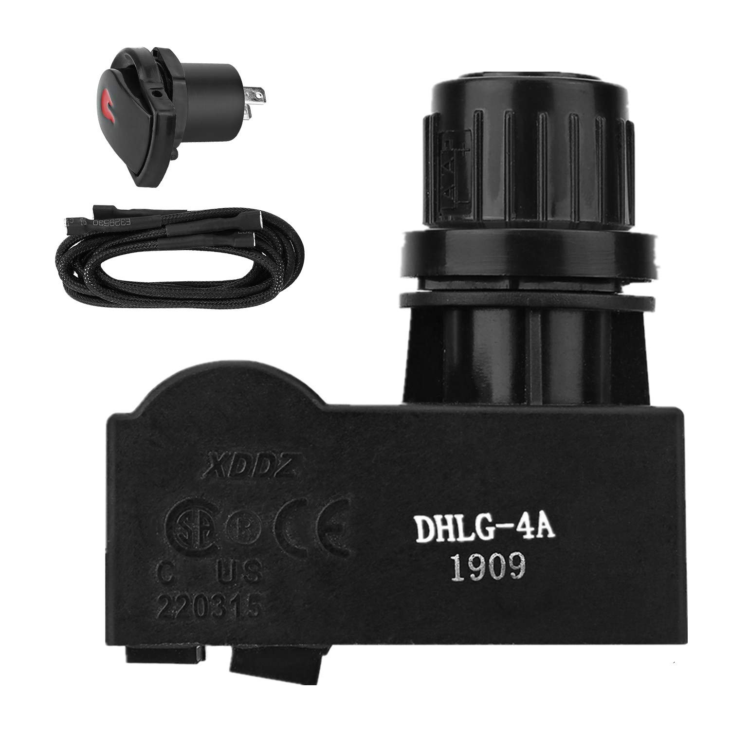 Photo 1 of G511-0055-W1 Electronic Igniter Kit for Char-Broil 4 Spark Electronic Ignition, 4 Outlets Ignitor for Charbroil 463270913 Igniter Replacement and More, Ignition Module-4 Outlets and Switch/Off Button