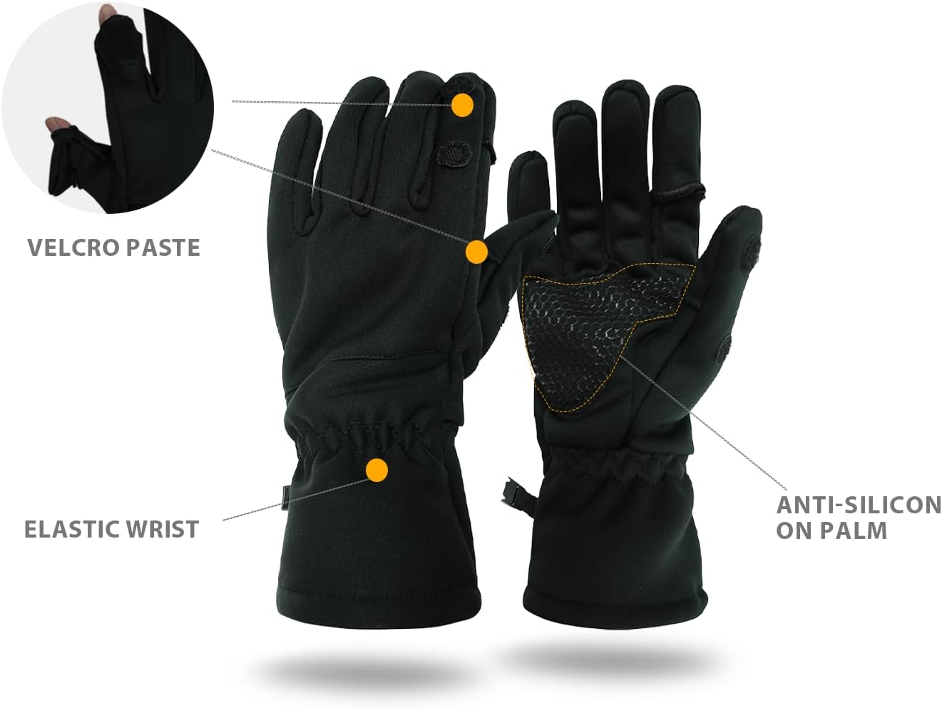 LOOGU Camouflage Hunting Gloves Full Finger/Fingerless Gloves Pro Anti-Slip Insulated Camo Glove Hunting Outdoors Waterproof Gear - Image 2