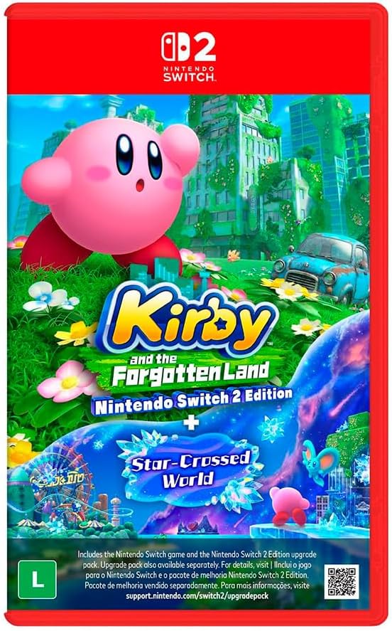 Imagem do produto Kirby and the Forgotten Land - Nintendo Switch 2 Edition + Star-Crossed World Switch 2 - Físico em Amazon