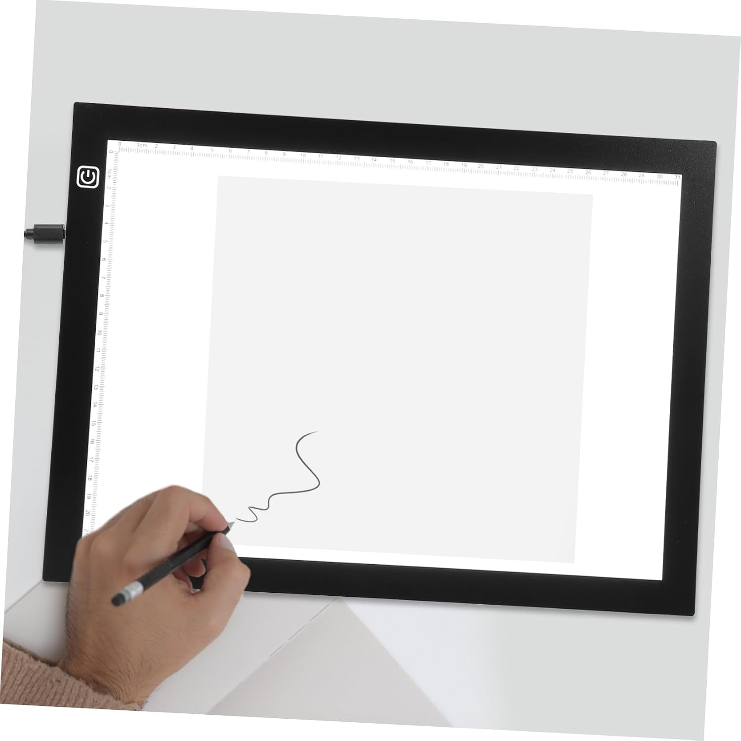DOITOOL A4 LED Tracing Board Light Pad for Drawing and Calligraphy Portable Light Table for Artists and Students Surface