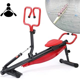 Full Body Training Cable Rowing Machine, Rowing Machine with Training Computer, Apply To Indoor Very Much Safe And Healthy Exercise, All on One Machine
