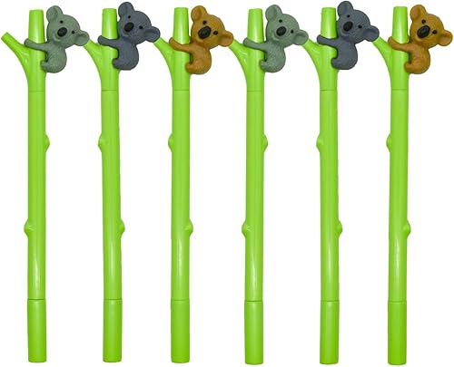 Miniatura 5 de 9 bolígrafos de gel kawaii de 0.020 in para fiesta escolar, cumpleaños, Navidad, oficina, 9 unidades