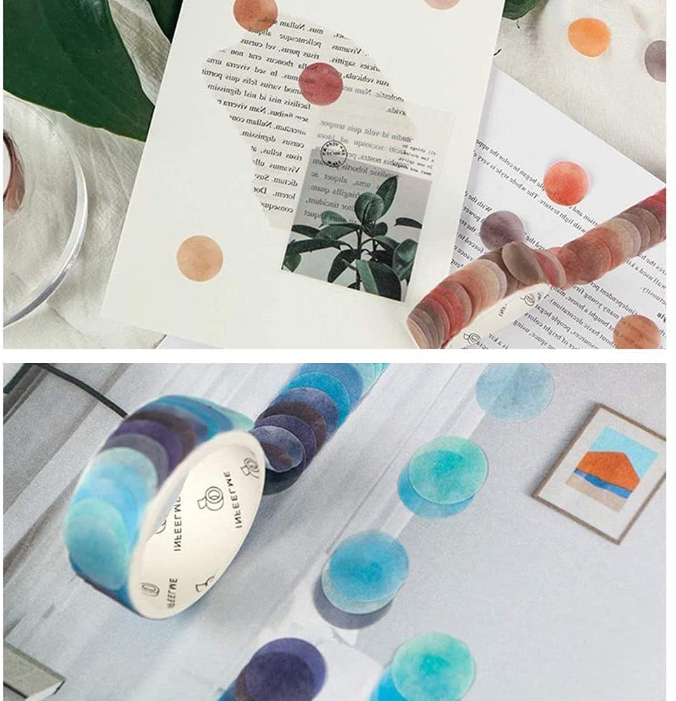 YUBX 10 Rouleaux Washi Tape Set, Ruban Vintage Adhésif Décoratif