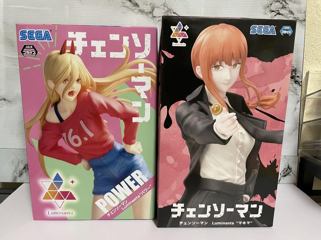 チェンソーマン Luminasta パワー マキマ デンジ天使の悪魔4種セット Amazon.co.jp: チェンソーマン Luminasta パワー&マキマ 2種セット
