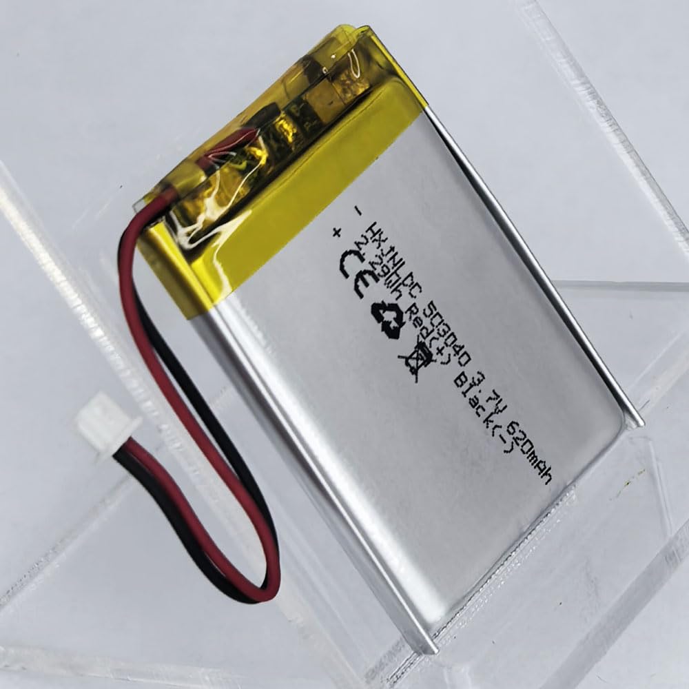 Amazon.co.jp: 3.7V 503040 620mAh 充電式リチウムポリマーバッテリー