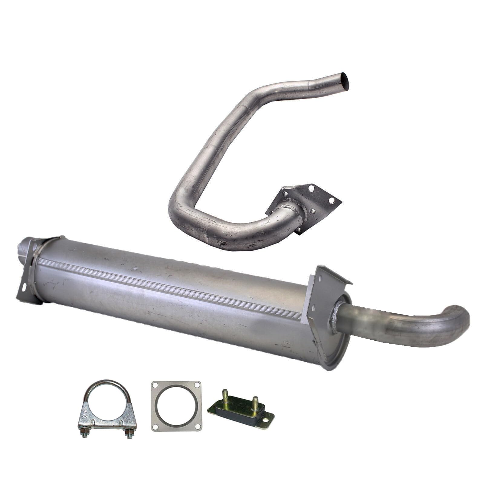 Ferroz Export Ersatz für Komplette Auspuffanlage für VW T3 1.6 TD, BJ. 1984-1990 70PS MOTOR JX Auspuff