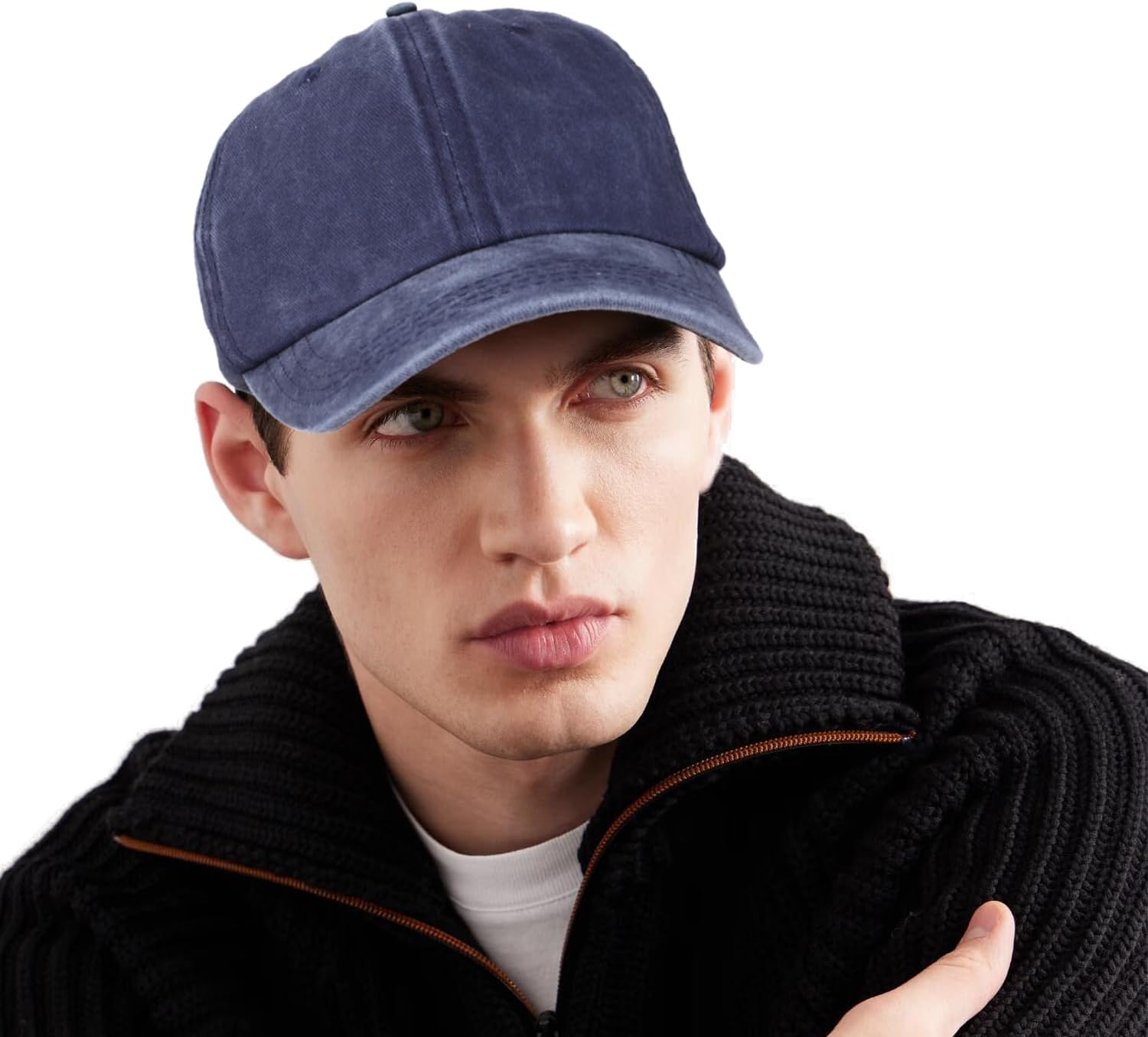 9 Pieces Vintage Washed Baseball Cap for Men Women Unisex Adjustable Distressed Dads Hat - Image 6