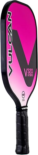 Miniatura 2 de Vulcan  Paleta de pickleball V320  Rendimiento híbrido  Núcleo de polipropileno - Superficie de fibra de vidrio  Aprobado por USAP  Varios colores