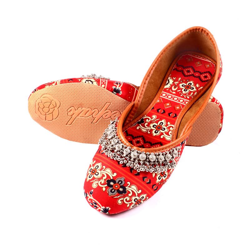 Babbotty Beautiful Ethnic Jutti and Mojari for Women| Ladies Jooti | Bellies| Leather Girls' Jutiyan-picture-42