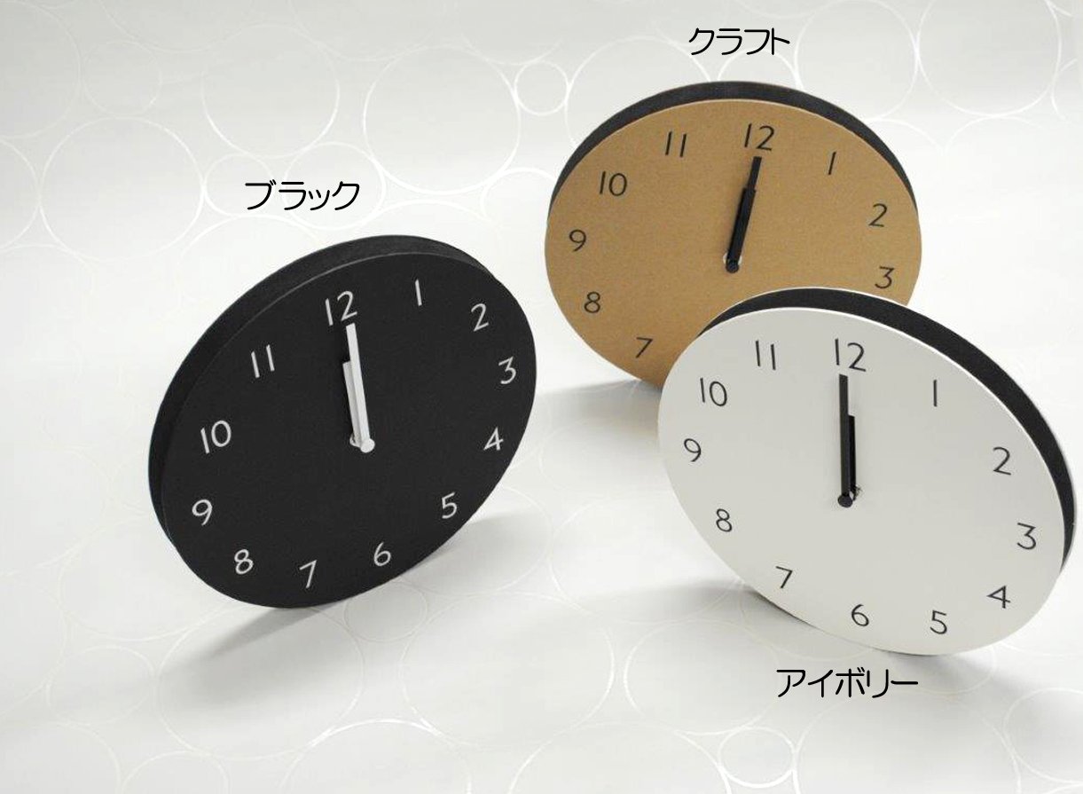 Amazon.co.jp: 早川工業 紙製 掛け時計 サンドウィッチクロック
