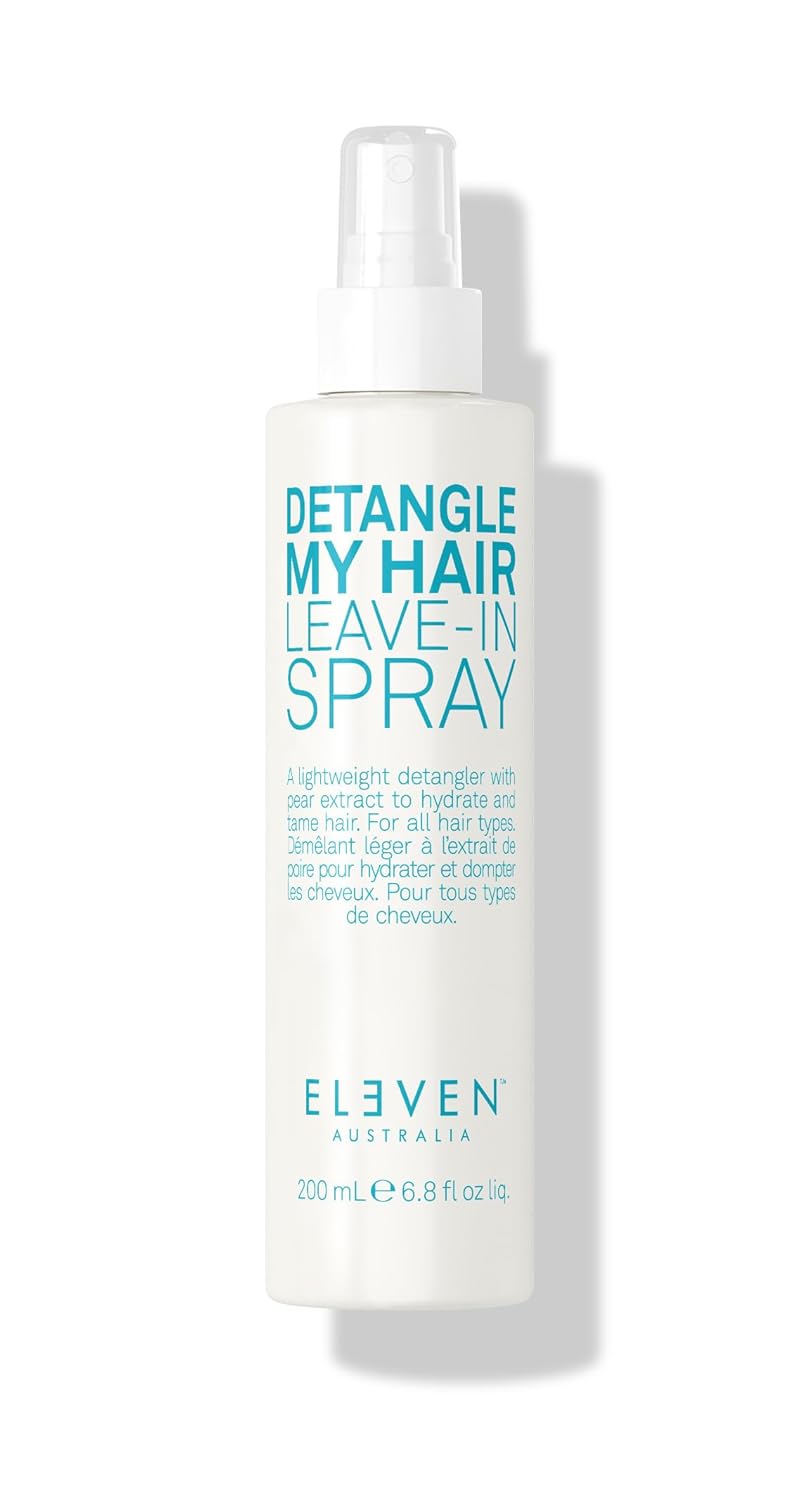 ELEVEN AUSTRALIA Detangle My Hair Leave In Spray – Nourishing Spray for Tangle-Free, Smooth Hair, Heat Protection, Adds Shine & Moisture ELEVEN AUSTRALIA Detangle My Hair Leave In Spray – Nourishing Spray for Tangle-Free, Smooth Hair, Heat Protection, Adds Shine & Moisture