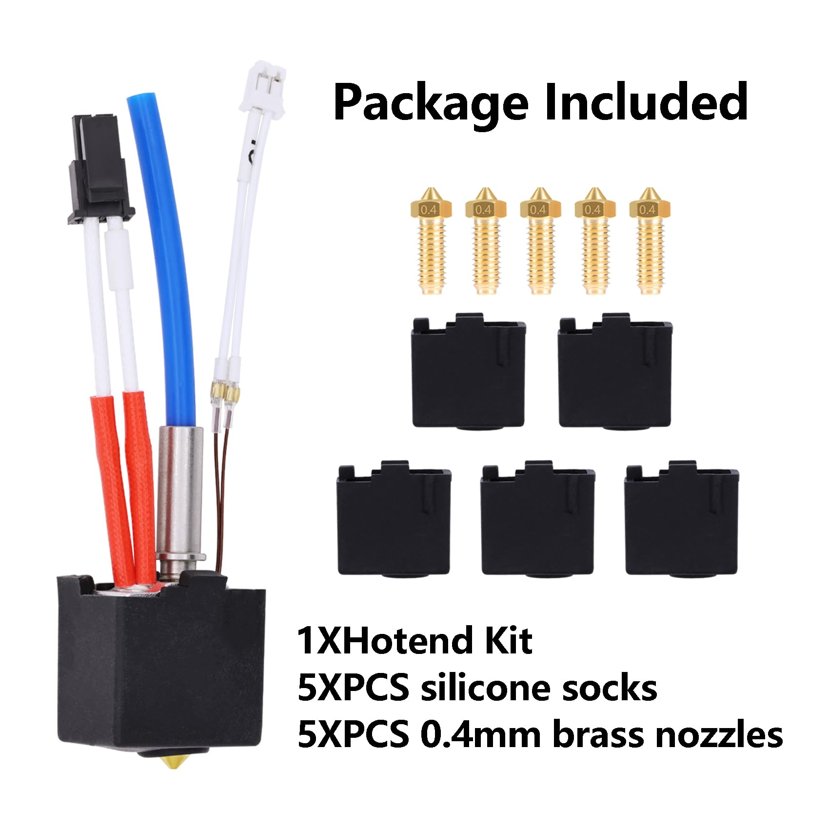 Zestaw Hotend do drukarki 3D Anycbic Kobra 2, wbudowany zestaw do drukarki 3D Kobra 2, Kobra 2 Neo, Kobra 2 Pro/Plus/Max, wysoka kurczliwość