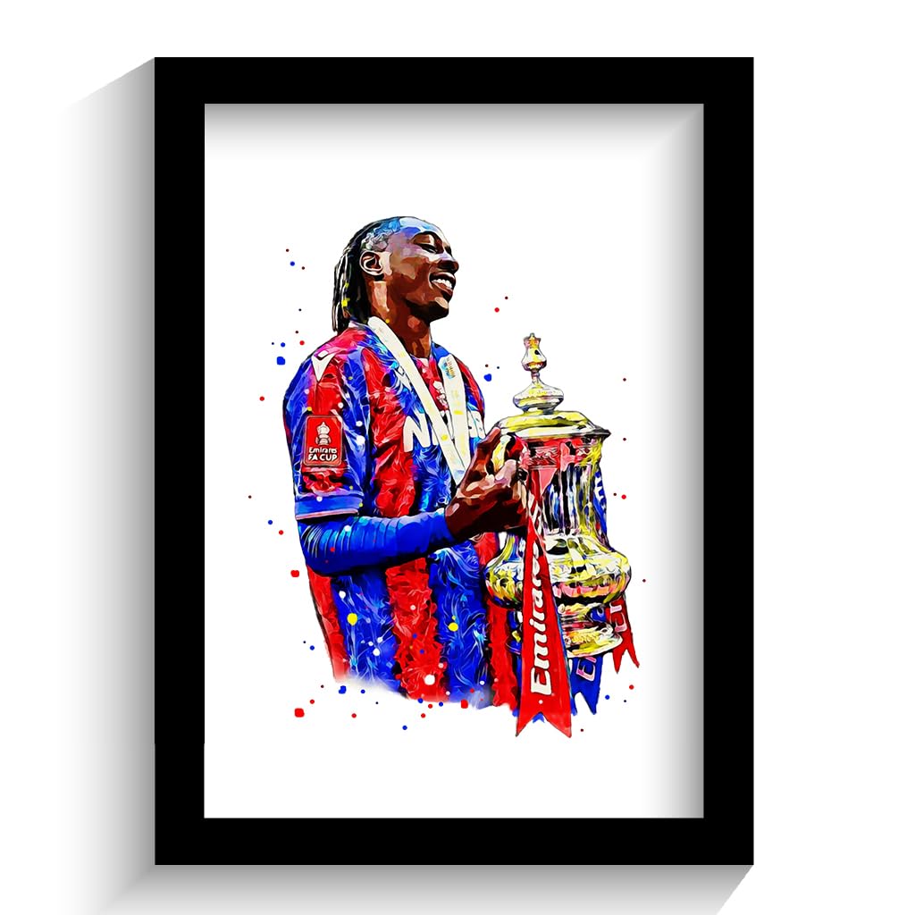 Cheeky Cards Crystal Palace FA Cup Winners 2025 | Eberechi Eze Hand Drawn Football Art Print.