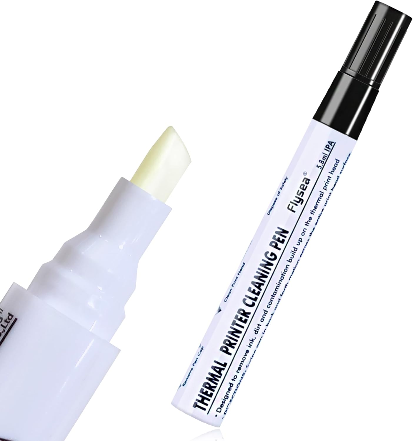 Thermal Printer Printhead Cleaning Pen for Thermal Receipt Shipping Label POS Card Printer Cleaner 12pcs (12)