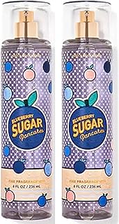 Bath & Body Works Bath and Body Works Blueberry Sugar Pancakes Fine Fragrance Mist - Value Pack Lot of 2 (Blueberry Sugar Pancakes), 4 Ounce (Pack of 2), 8.0 fluid_ounces