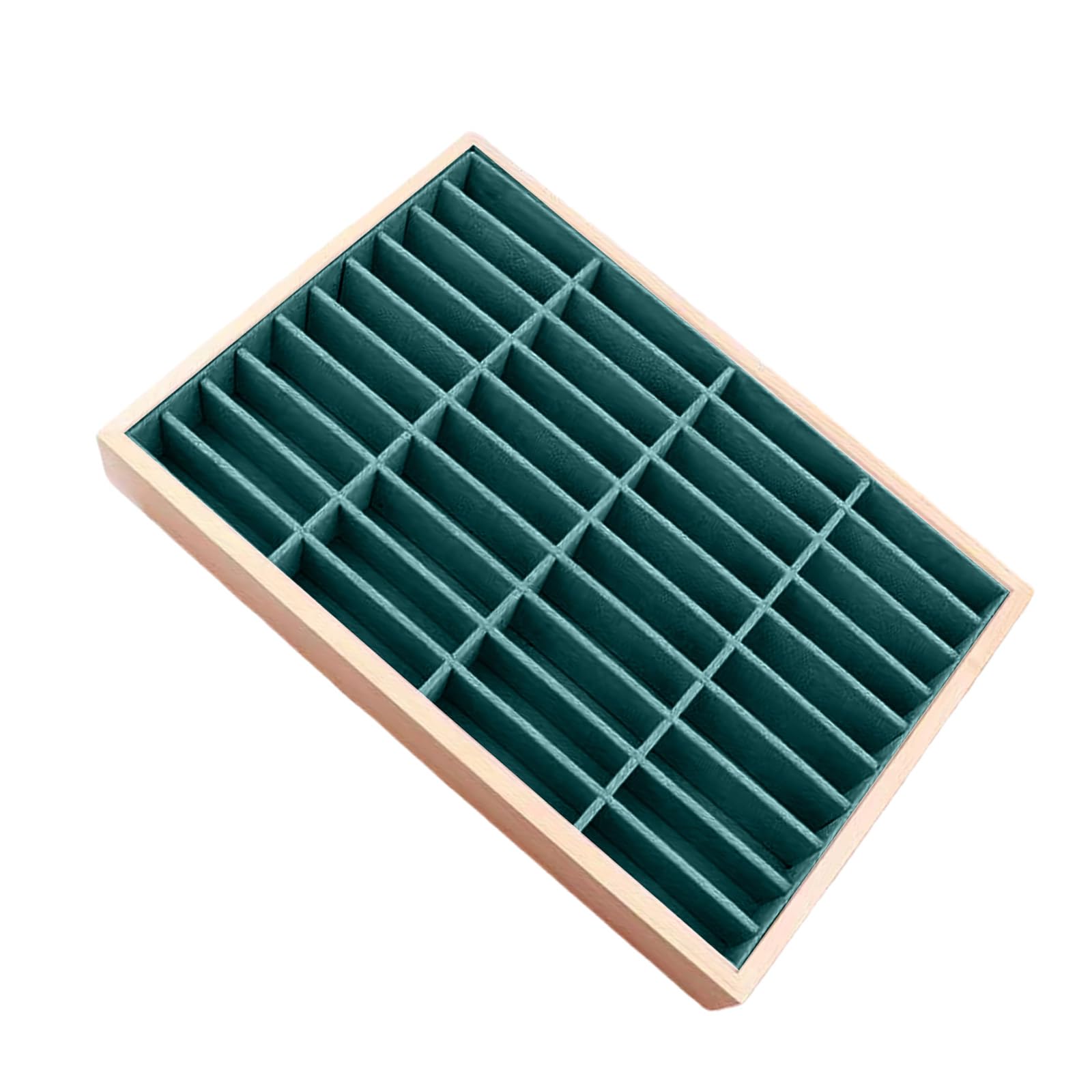Zxfdsfdbnm Multipurpose Lined Jewelry Organizers Tray Wood Texture for Earrings Bracelets and Small Accessories Storage Display Wood Jewelry Storage Tray