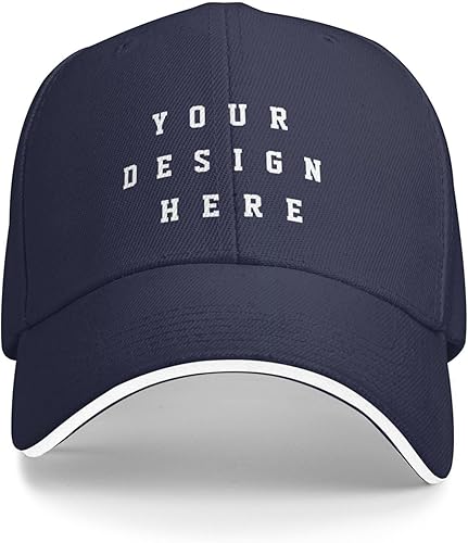 Sombrero personalizado diseña tu propio logotipo Gorra de béisbol personalizada Sombreros personalizados para hombres y mujeres
