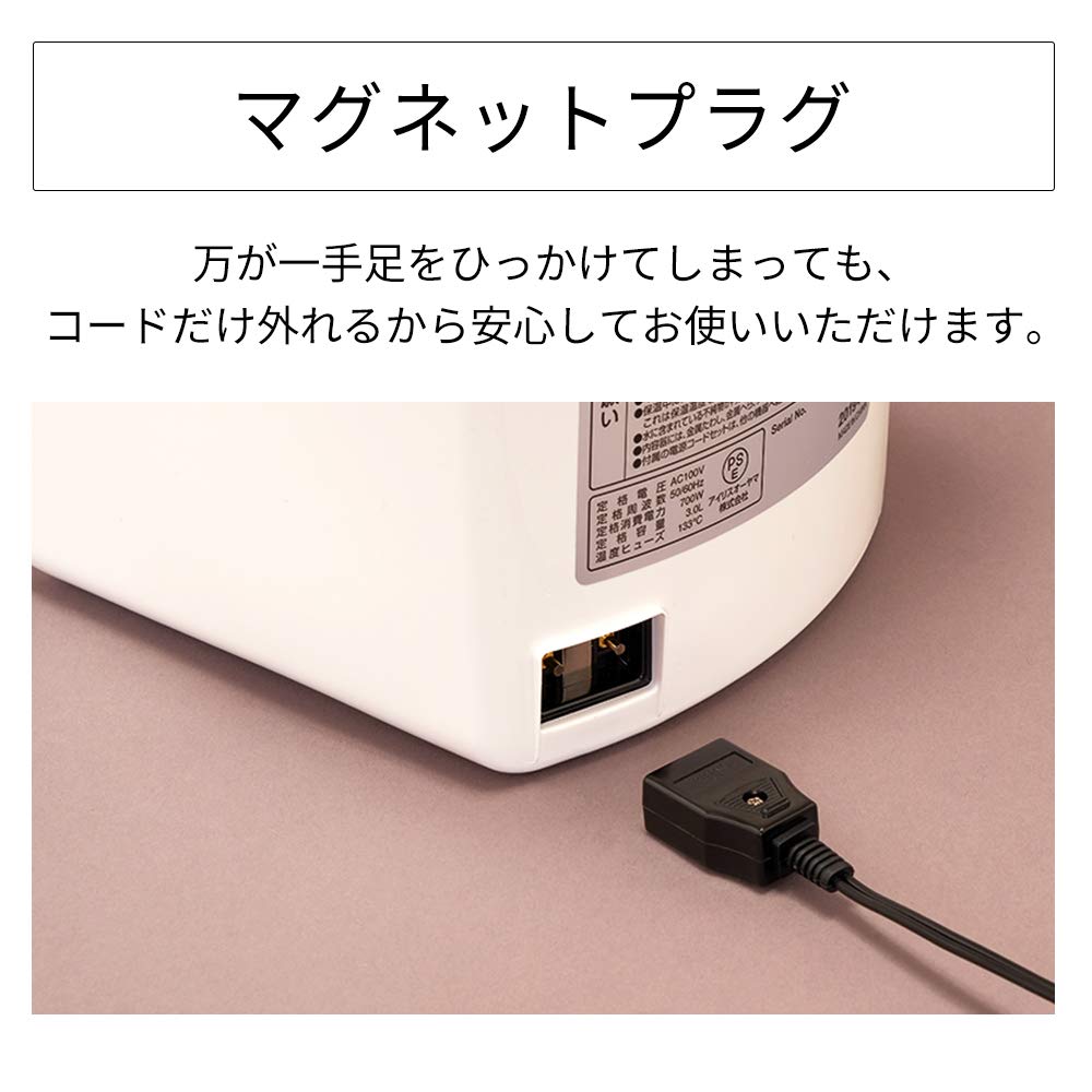 アイリスオーヤマ - アイリスオーヤマ　ジャーポット　IMHD-030 楽天市場】ジャーポット 3.0L メカ式 IMHD-030-W(1台)【アイリス
