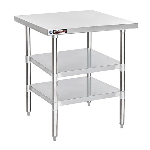 Miniatura 120 de DuraSteel - Mesa de trabajo de acero inoxidable para alimentos (grado comercial)