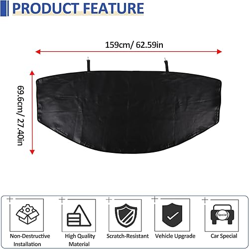 Miniatura 2 de Daeiclru Funda de carga para maletero de automóvil compatible con Chevrolet Corvette C8 2020-2023, cubierta a prueba de polvo, protección de