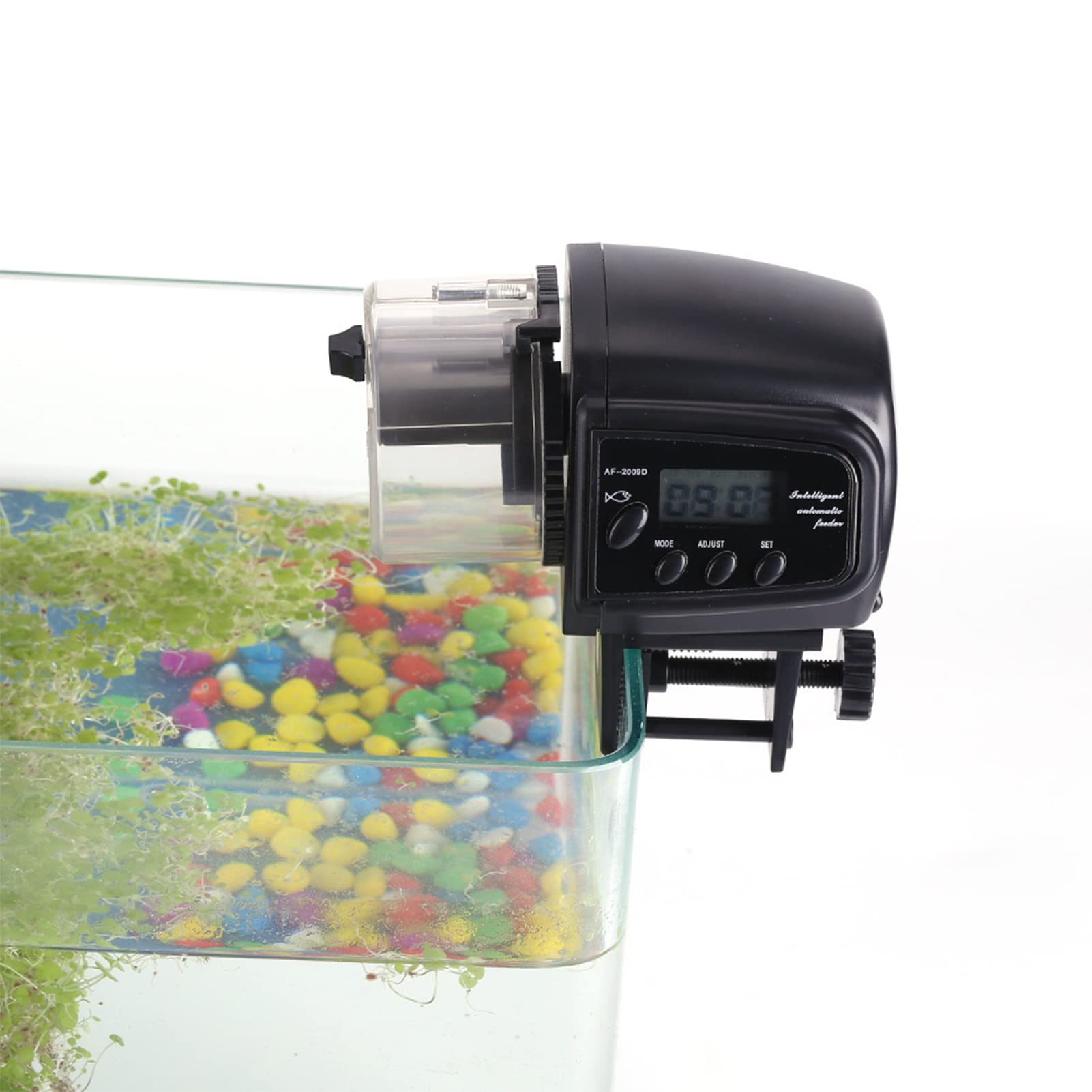 Distributeurs de Nourriture ，Aquarium Distributeur Poisson de Nourriture Aquarium sous leau Automatique Aliments Food poissonDistributeur Distributeur Minuterie Poissons LCD numérique électronique