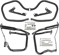 Vista 13 de Worldmotop Engine Guard Crash Bar Protector Replacement for BMW R1200RT R1200 RT 2014 2015 2016 2017 2018 Saddlebags Guard(Black, Rear)