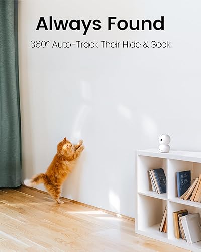 Miniatura 5 de VIMTAG Cámara interior de 2.5 K, cámara de casa con panorámica de altavoz de visión de 360, cámaras para seguridad en el hogar, mascotas, perros y