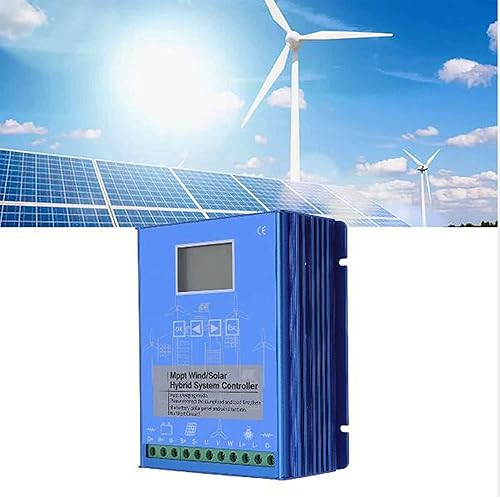 Miniatura 3 de SZYARA 8000W MPPT Wind Solar Controller, MPPT Wind Solar Hybrid Charge Controller Universal LCD Energy Charge Controller with Booster Function and