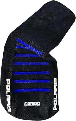 Miniatura 9 de Enjoy Mfg Funda de asiento, compatible con Polaris Scrambler 250 400 500 Trailblazer 250 # 243 1995-2003 (todo negro estándar)