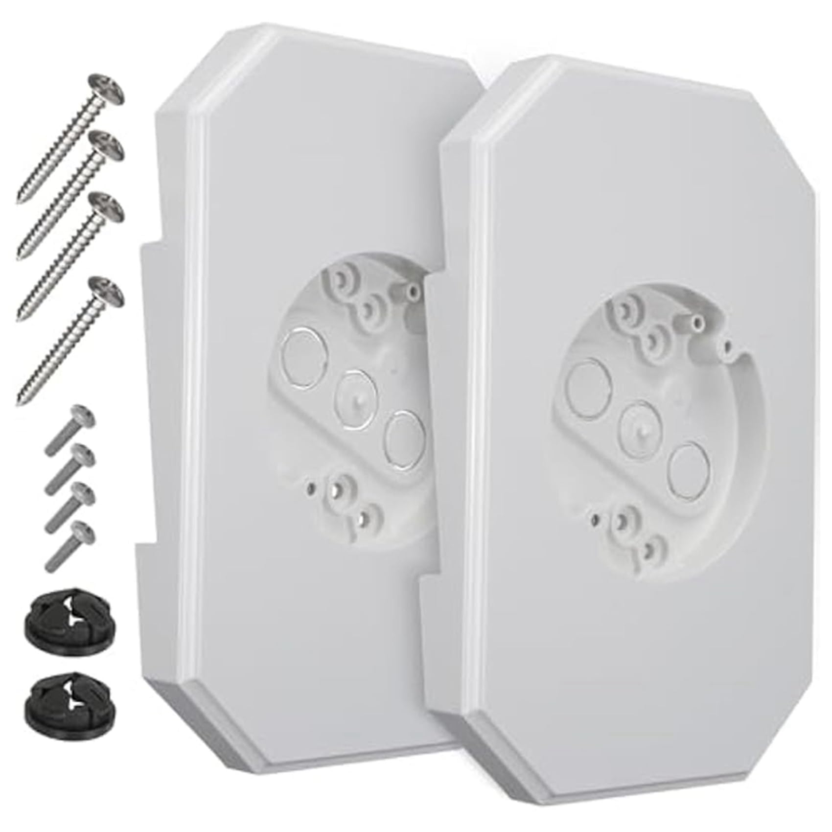 8141DBL 8141DBL - Blocco di montaggio per illuminazione esterna, 4 set per 1/2 sovrapposizioni doppie e 4 esterni