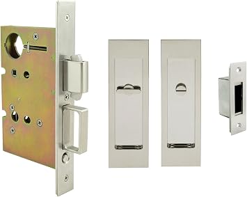 INOX FH27PD8440-32 Pocket LOCK Privacy with Tt08 Thumb Turn, Coin Turn and Trim, Polished Stainless Steel