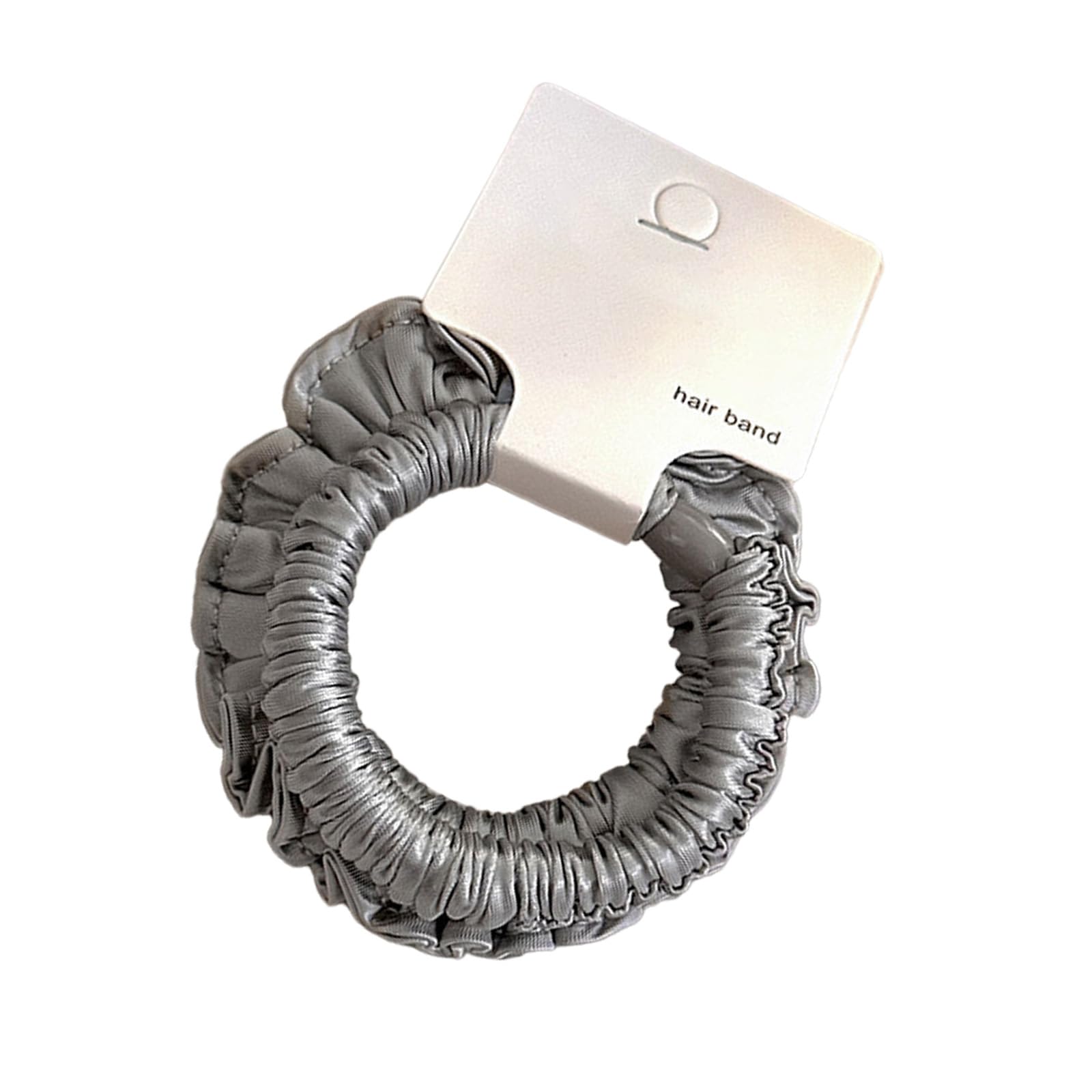 MICFENY Stylish Crinkled Hair Band Elastic Scrunchies Stretchy Pleated Headdress For Ponytails Braids Lightweight Design