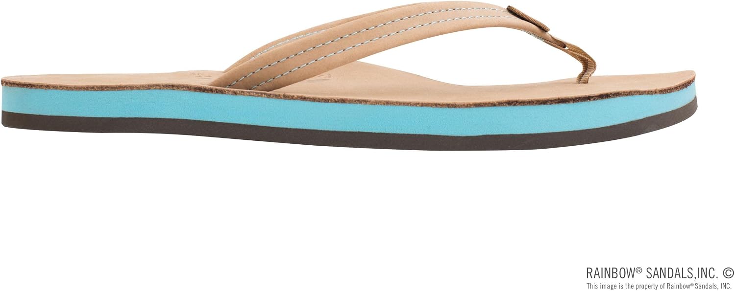 Rainbow Sandals Women's Single Layer Leather Sandal Narrow Strap