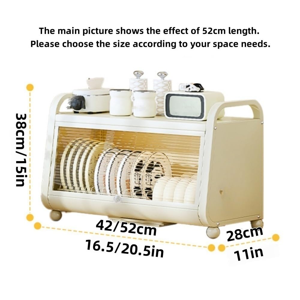 Wielowarstwowy stojak na naczynia, metalowy organizer do przechowywania naczyń, stojak ociekowy na blacie, wielofunkcyjna szafka do przechowywania do kuchni i restauracji (50 x 28 x 38 cm)