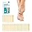 Promifun Blister Bandages - 28 ct Hydrocolloid Cushions for Foot, Toe, Heel - Water Resistant Gel Pads for Prevention & Recovery, Bunion Pack