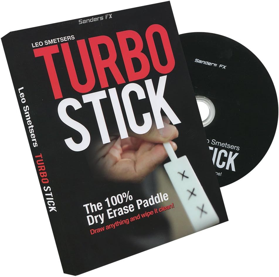 Murphy's Magic Turbo Stick (Props and DVD) by Richard Sanders - DVD