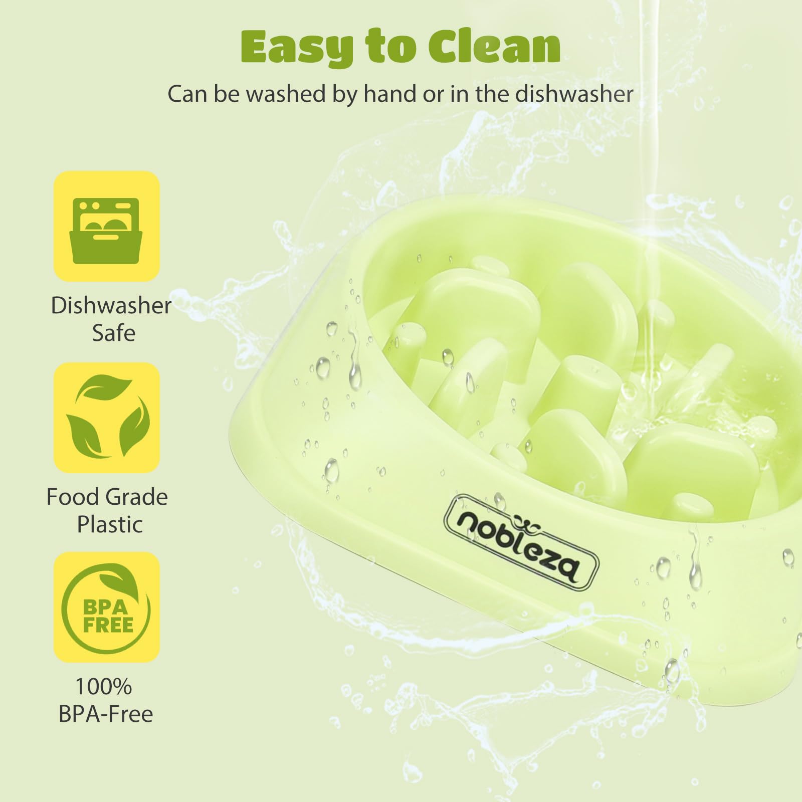 Ciotola Antingozzamento Per Cani - Slow Feeder Puzzle, Rosa, Anti-Scadivolamento, Materiale Sicuro - Foto 11