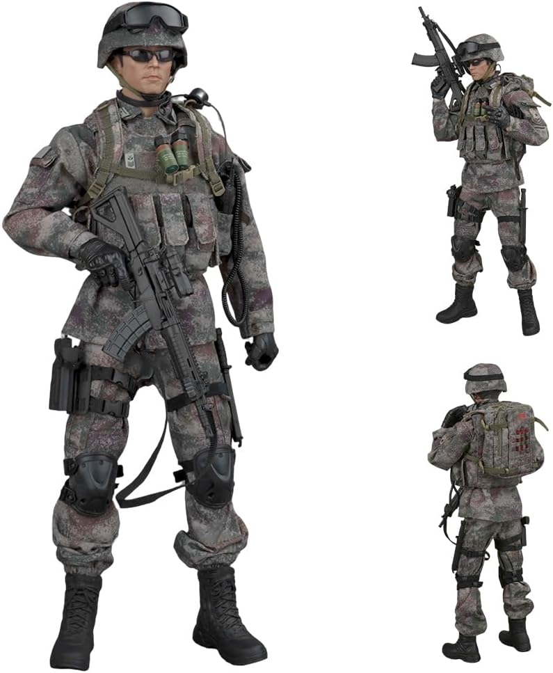 Amazon.com: ViiKONDO 1/6 Scale Action Figure Toy Army Men 12inch China ...