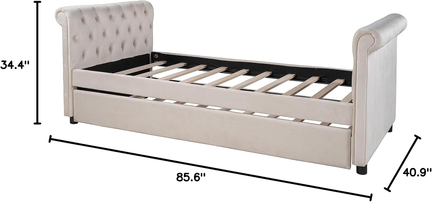 DNYN Daybed with Trundle Dimensions