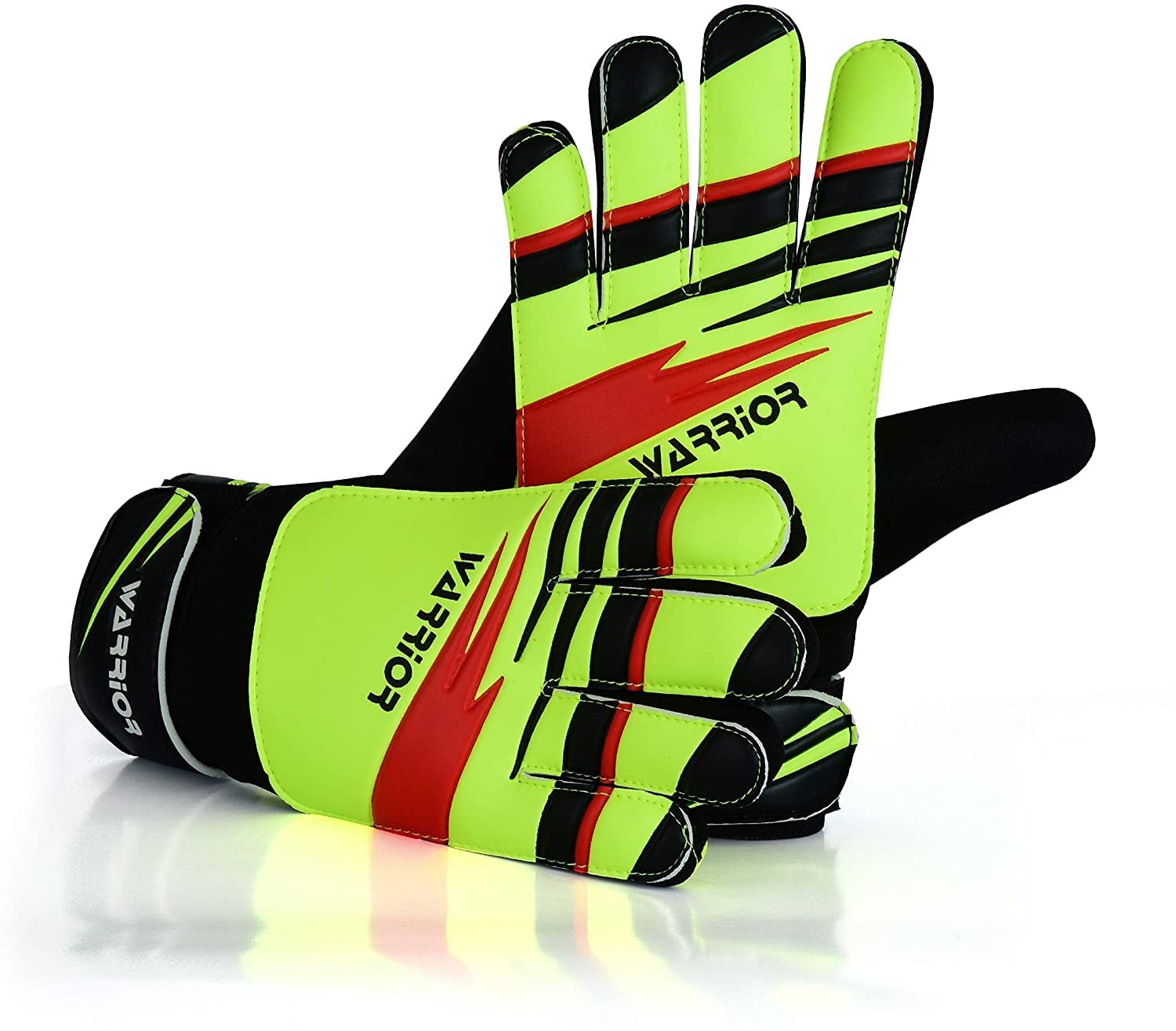 warrior gears Goalkeeper Glove Kids, Football Goal Keepers Gloves, Goalie Glove Kids with Double Wrist Protection - Image 2