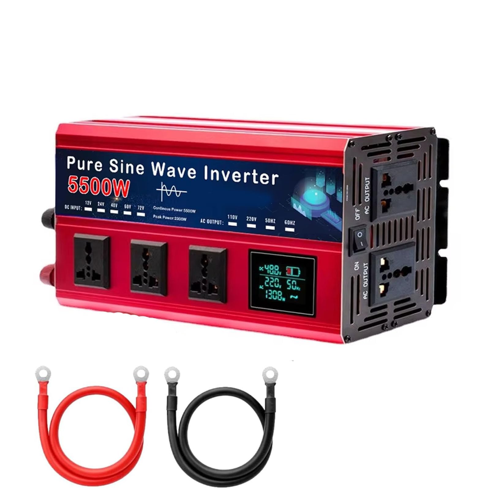 Inversor Híbrido Solar de Onda Senoidal Pura 5500W