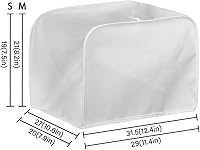 Vista 7 de Coldinair Cubierta para tostadora de dos rebanadas con estampado de aguacate, cubierta de electrodomésticos pequeños con diseño de frutas