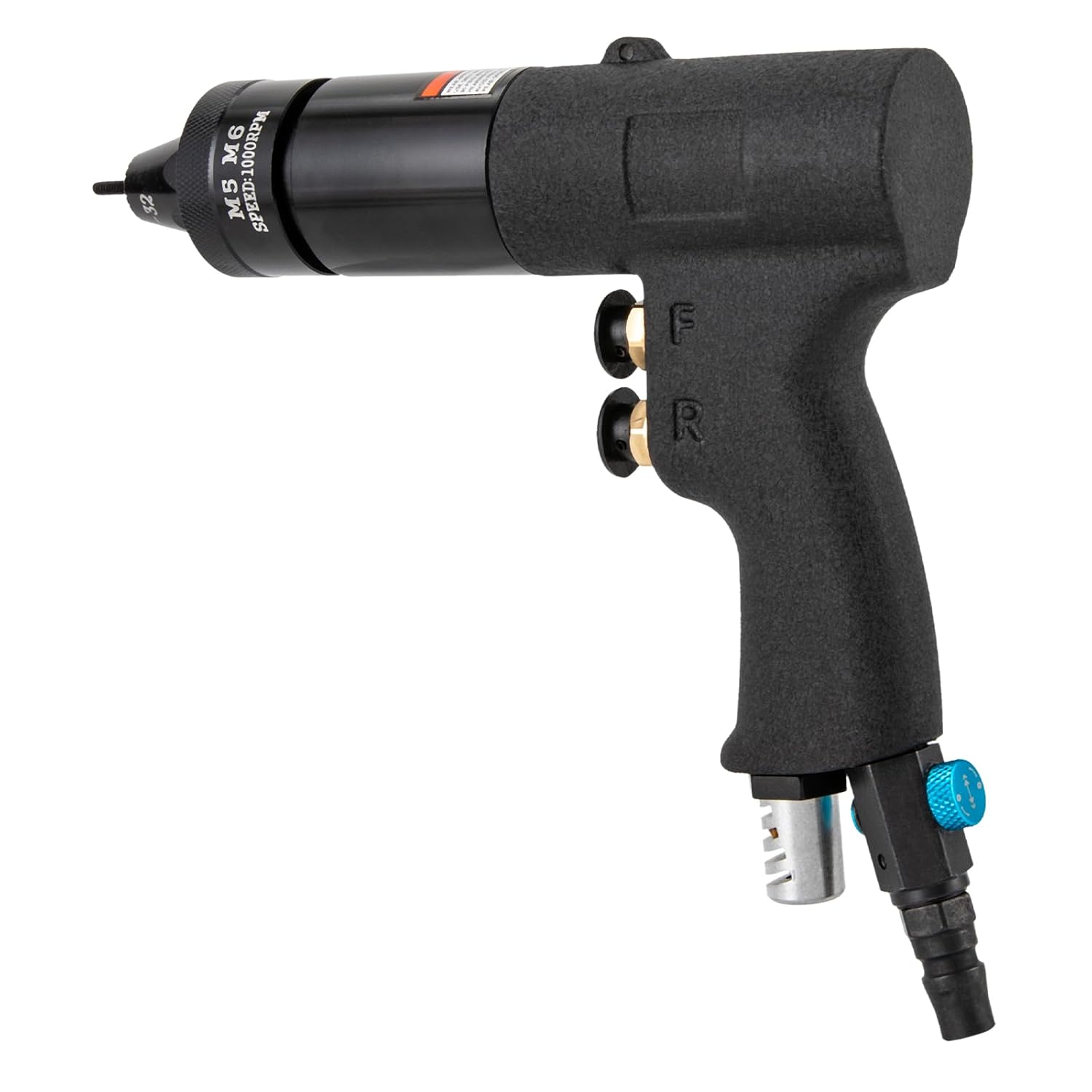 Pneumatic Rivet Nut Gun, Air Rivet Nut Pull Setter Tool, Professional Riveting Machine,Metal Heavy Duty Air Rivet Gun,1000rpm,6 MPa,Rivet Nut Insert Set,8.46*7.48*1.57in, for Aviation,Pipes